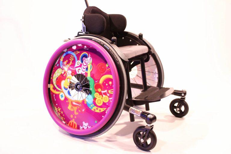 molab Logic Rollstuhl Speichenschutz seh Bunt.