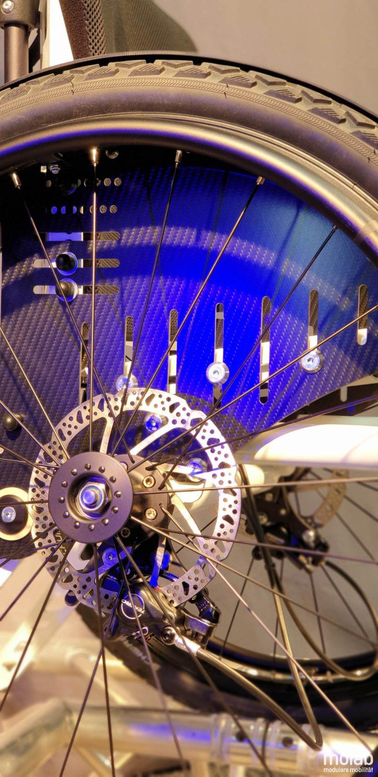 molab LOX Rollstuhl Scheibenbremse im Detail.